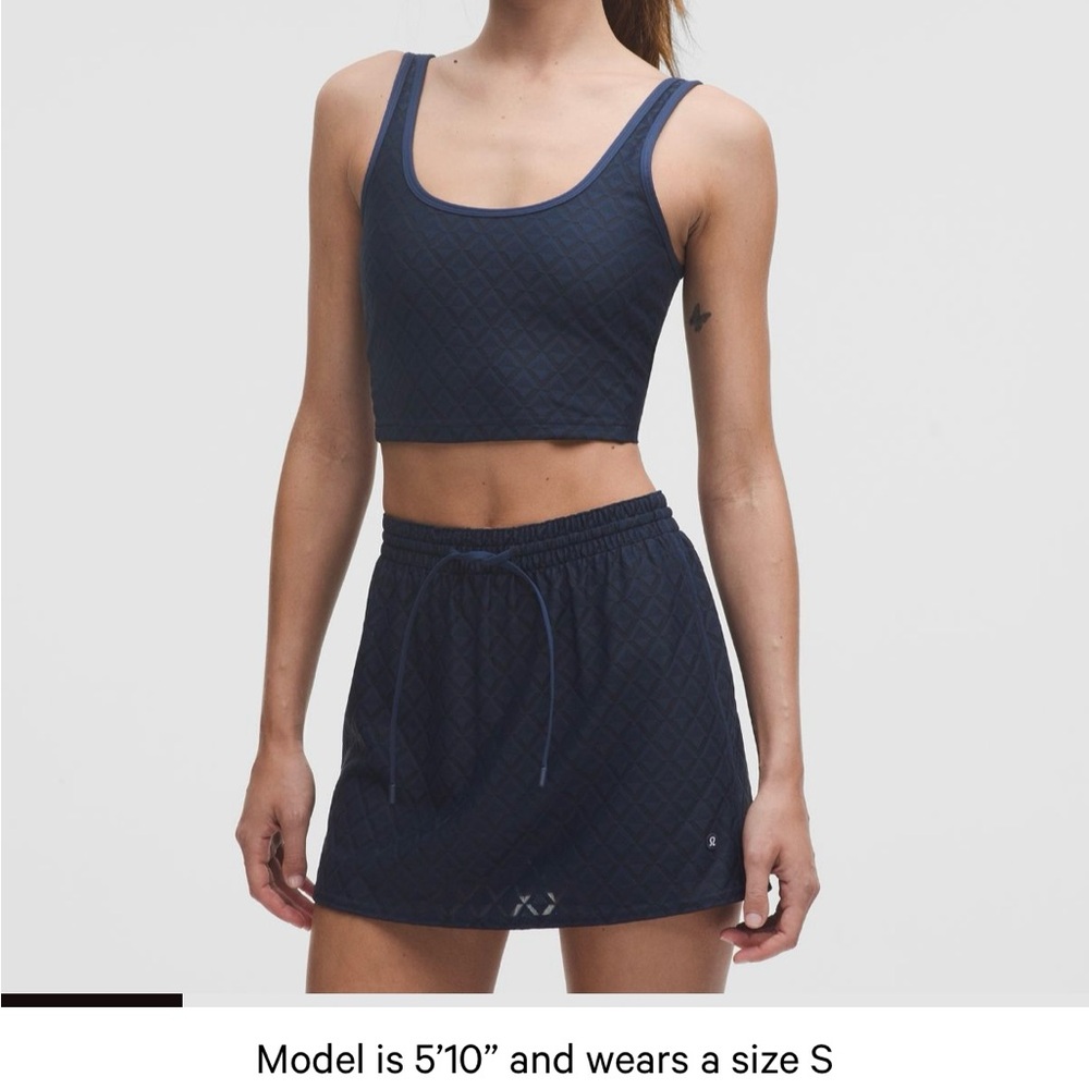 Lululemon Textured Mesh Tennis Tank